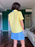 Camicia Lara bicolor giallino + azzurro