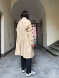 Trench maschile beige