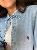 Camicia Ralph Lauren jeans chiaro