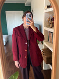 Blazer burgundy