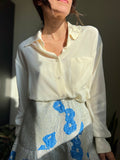 Camicia sartoriale seta burro