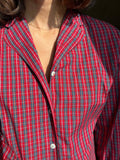 Camicia tartan rossa