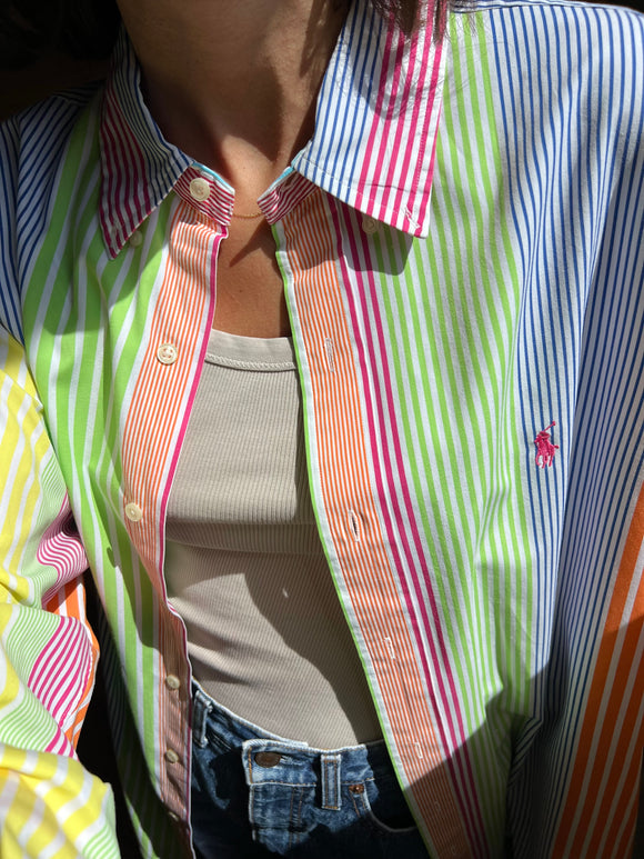 Camicia Ralph Lauren righe multicolor