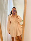 Combo pareo + camicia Ralph Lauren • pesca e prugna