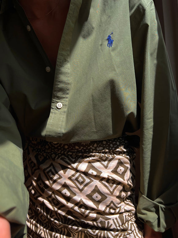 Combo pareo + camicia Ralph Lauren • verde oliva