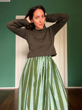 Set gonna + maglione • verde