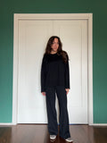 Pantalone lana merino • nero