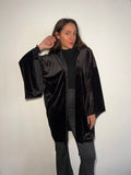 PRE ORDINE • Kimono velluto nero brillantini rossi