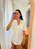 Combo pareo + camicia Ralph Lauren • bianco e indaco