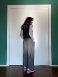 Pantalone Carlo gessato grigio