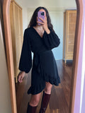 Abito a portafoglio nero
