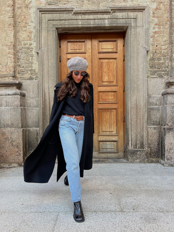 Cappotto sartoriale nero