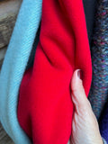 Cappotto lungo rosso