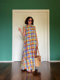 Scamiciato cotone tartan colorato