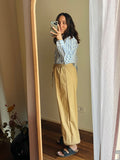 Pantalone sartoriale balloon beige