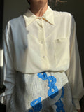 Camicia sartoriale seta burro