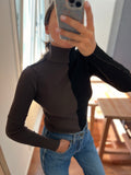 Dolcevita bicolor nero+marrone