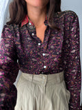 Camicia indiana modello maschile S/M nera