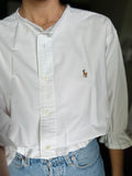 Camicia Gilbi Ralph Lauren bianca senza colletto