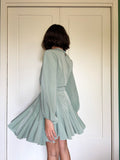 PRE ORDINE • Abito con cintura menta
