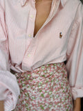 Combo pareo + camicia Ralph Lauren • rosa righe e fiorellini