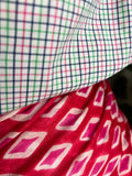 Combo pareo + camicia Ralph Lauren • fuxia quadretti e rombi