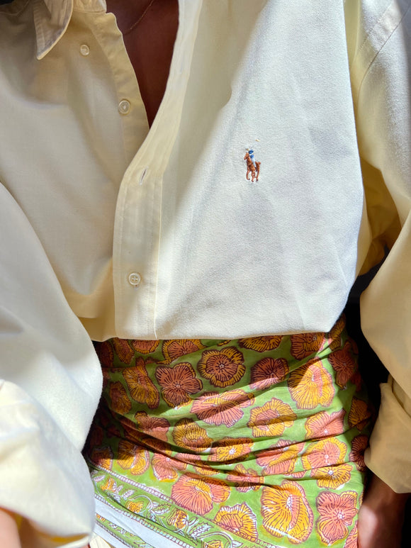 Combo pareo + camicia Ralph Lauren • giallo e verde