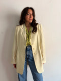 Blazer bianco shantung