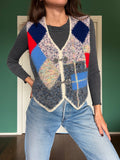 Gilet di lana rombi