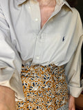 Combo pareo + camicia Ralph Lauren • senape e beige