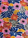 Combo pareo + camicia Ralph Lauren • blu e rosso fiori colorati