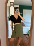 Gonna a portafoglio verde militare