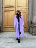 Cappotto sartoriale lilla