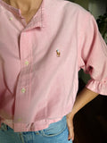 Camicia Gilbi Ralph Lauren rosa senza colletto