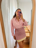 Combo pareo + camicia Ralph Lauren • rosa e marrone