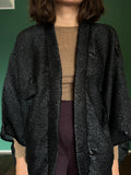PRE ORDINE • Kimono jacquard nero