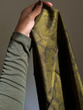 Foulard di seta verde oliva
