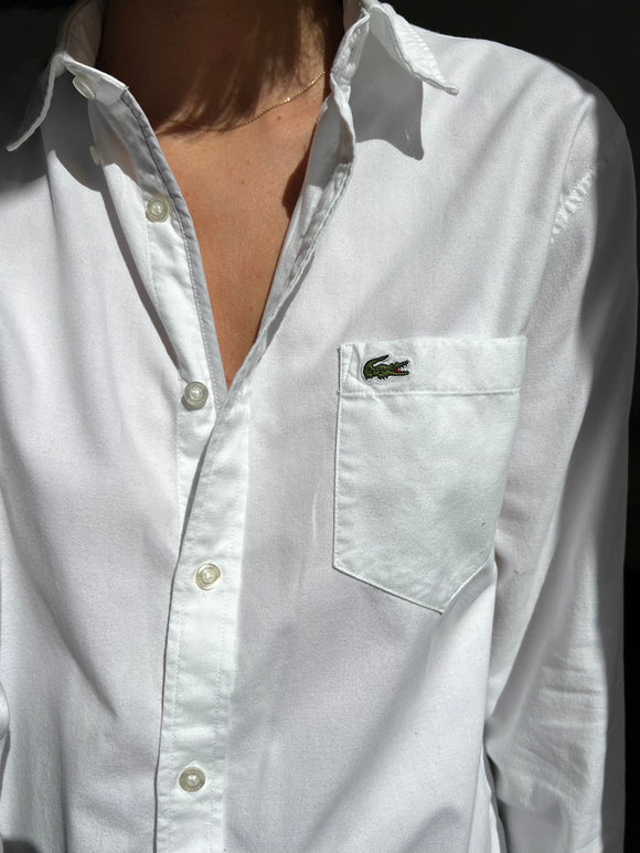 Camicia Lacoste bianca