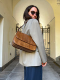 Borsa rettile marrone
