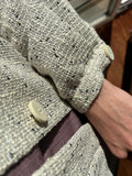 Giacca sale e pepe collo coreana