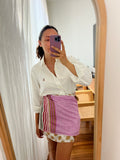 Combo pareo + camicia Ralph Lauren • bianco righe e pois