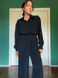 Camicia sartoriale nera stretch