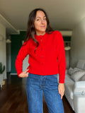 Cardigan rosso