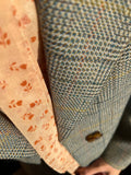 Blazer principe di Galles colorato chiaro
