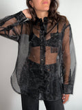 PRE ORDINE • Camicia trasparente luccicante