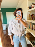 Camicia Gilbi Ralph Lauren bianca quadretti blu e marroni