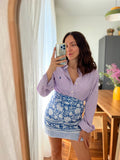 Combo pareo + camicia Ralph Lauren • blu e rosa