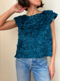 Maglietta ottanio fluffy