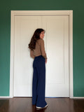 Pantalone lana merino • blu