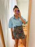 Combo pareo + camicia Ralph Lauren • azzurro fiori colorati
